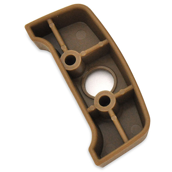 1976 Chevrolet Impala/Caprice/Bel Air SEAT BELT SHOULDER GUIDE ESCUTCHEON ON SEAT #20552357 (TAN) - RH | IN12349Z