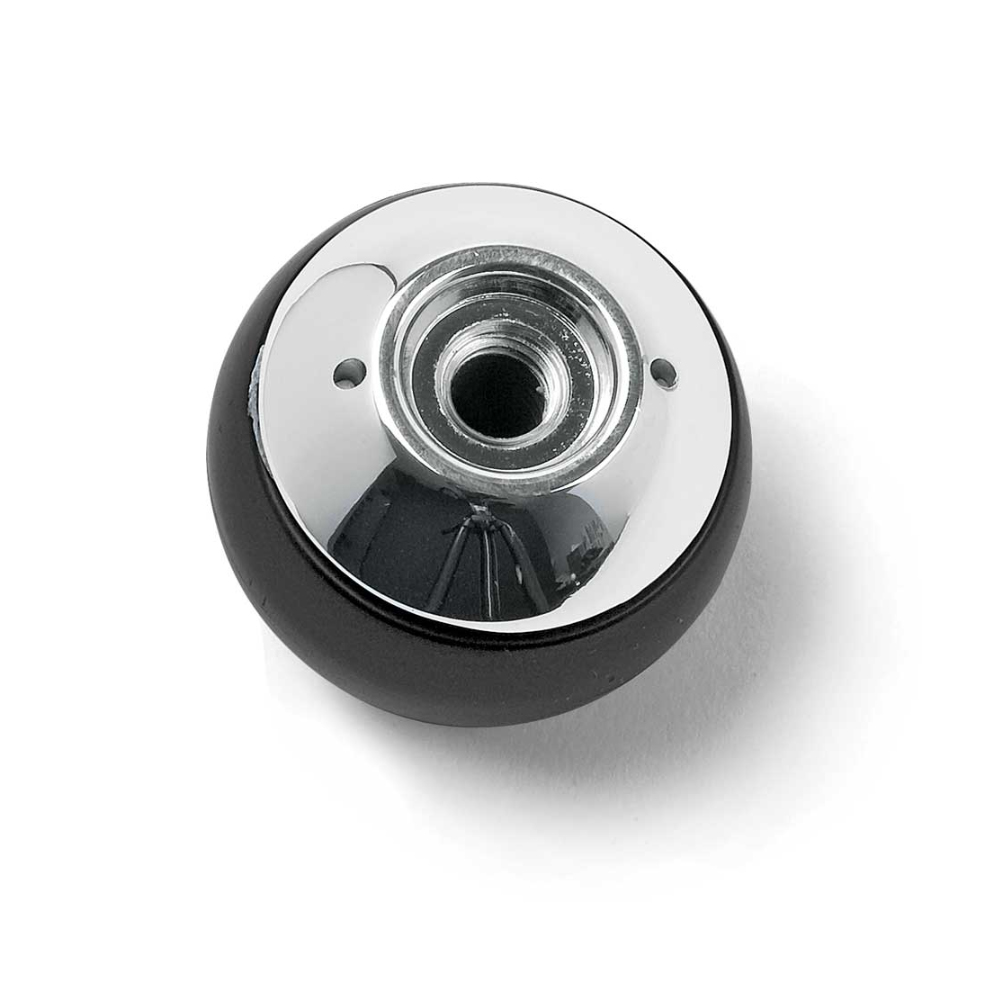 1967 Chevrolet Camaro SHIFT BALL MANUAL BLACK/CHROME 2 PIECES WITH 4-SPEED SHIFT PATTERN 3/8â€ COARSE THREAD | CP1699Z