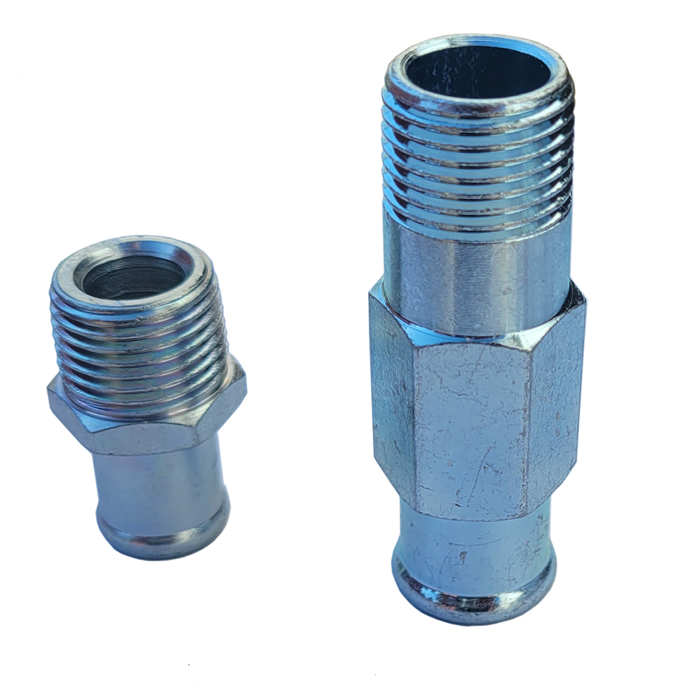 1965 Chevrolet Nova/Chevy II NEW HEATER HOSE NIPPLE SET (SMALL BLOCK) - 2 PIECE SET | CS12413C