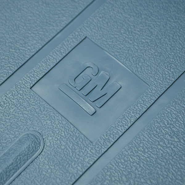 1975 Chevrolet Nova/Chevy II RUBBER FLOOR MATS - SET OF 4 FACTORY RUBBER GM OEM STYLE FLOOR MATS (LIGHT BLUE) | IN11165Z