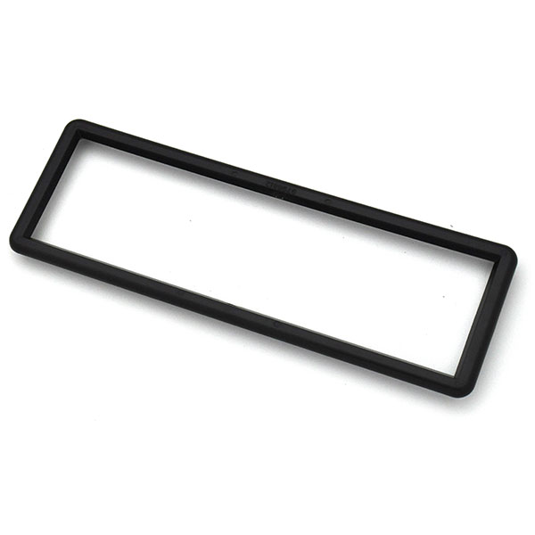 1969 Pontiac GTO/LeMans/Tempest CENTER DASH VENT A/C BEZEL (NEW BEZEL MOUNTS AROUND CENTER DASH VENT - BLACK WITH CHROME INLAY GM #9796812) | IN12502G