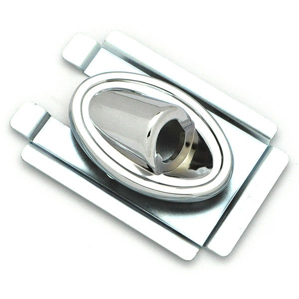 1970 Pontiac GTO/LeMans/Tempest REMOTE MIRROR ESCUTCHEON WITH METAL INTERIOR DOOR RETAINER | IN12513G