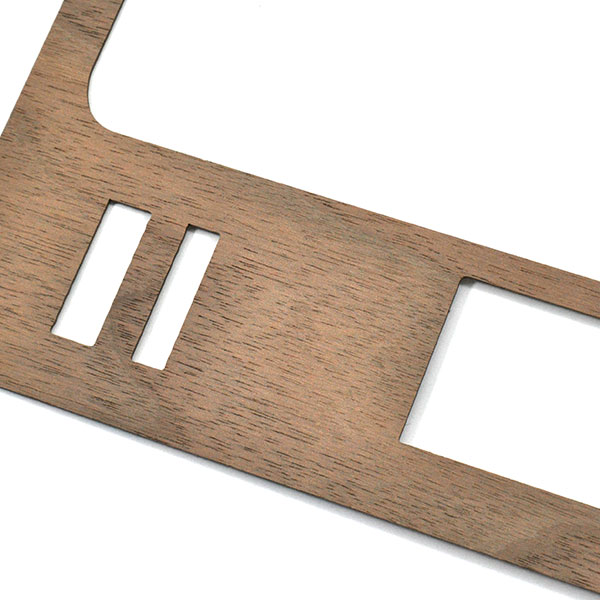1965 Pontiac GTO/LeMans/Tempest WOOD HEATER CONTROL INSERT FOR CARS WITH AIR CONDITIONING (REAL WOOD) | IN1255G