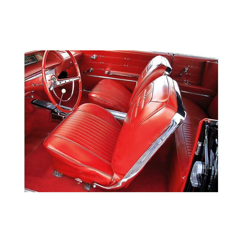 1963 Chevrolet Impala/Caprice/Bel Air BUCKET SEAT MOLDING (3 PIECE CHROME SET) - LH | IN12522P