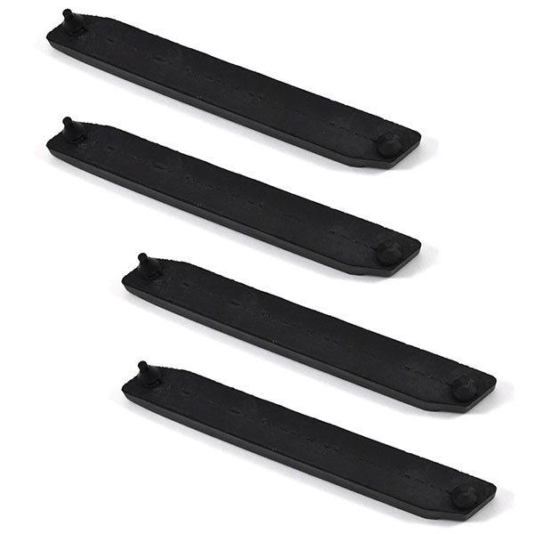 1970 Oldsmobile Cutlass/442/F85 3 & 4 CORE RADIATOR INSULATOR RUBBER SET FOR CAR WITH LARGE SADDLES ONLY (5-1/2) - SET OF 4 | CS12652T