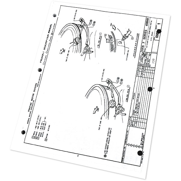 1976 Pontiac Firebird/TransAm ASSEMBLY MANUAL | BK12737F