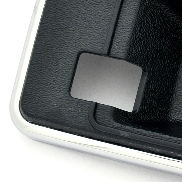1977 Chevrolet Camaro STANDARD DOOR HANDLE ESCUTCHEON (THICK CHROME EDGE) DARK BLUE - PAIR | IN12746F