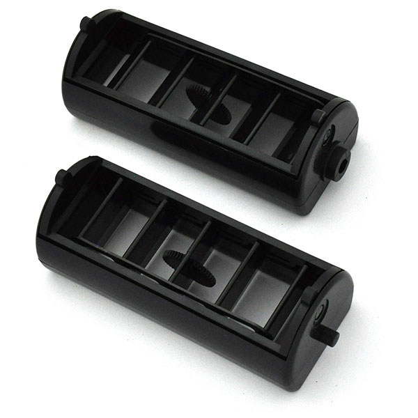 1969 Chevrolet Chevelle/Malibu DASH VENT CENTER OUTLETS (FOR CARS WITH A/C) BLACK WITH CHROME EDGE - PR | IN2062C