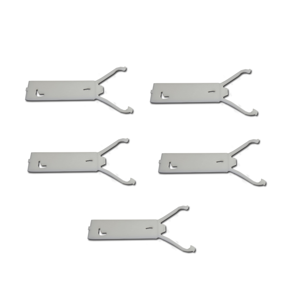1988 Oldsmobile Cutlass/442/F85 LOWER CHROME DOOR MOLDING F CLIP GM 20631034 - SET OF 5 | XP12814T