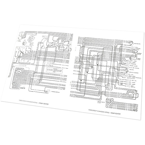 1965 Chevrolet Nova/Chevy II WIRING DIAGRAM MANUAL | MP0104