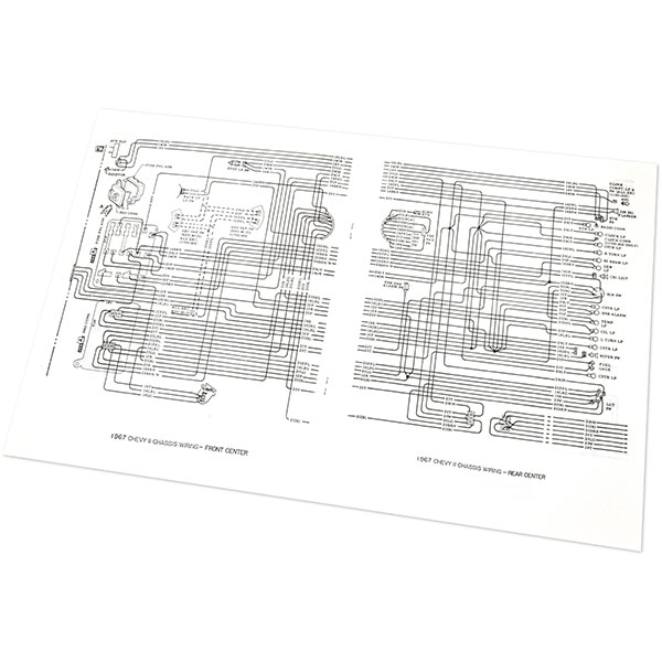 1967 Chevrolet Nova/Chevy II WIRING DIAGRAM MANUAL | MP0106