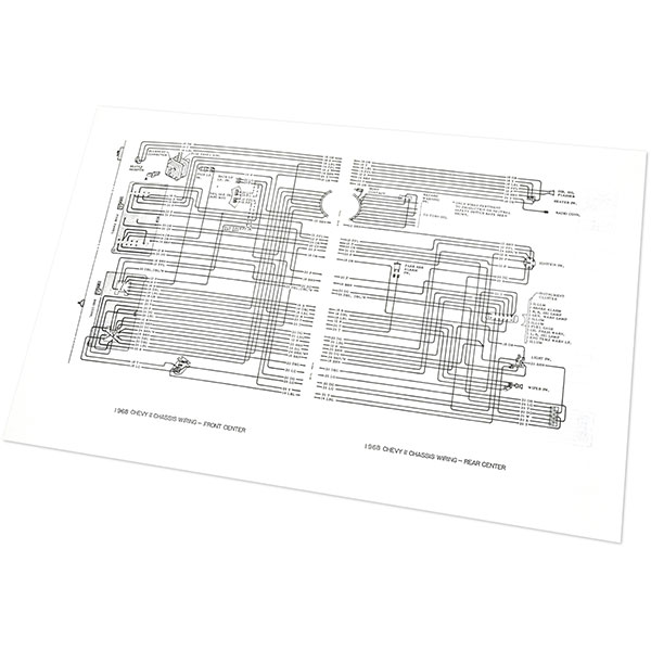 1968 Chevrolet Nova/Chevy II WIRING DIAGRAM MANUAL | Chevrolet Nova