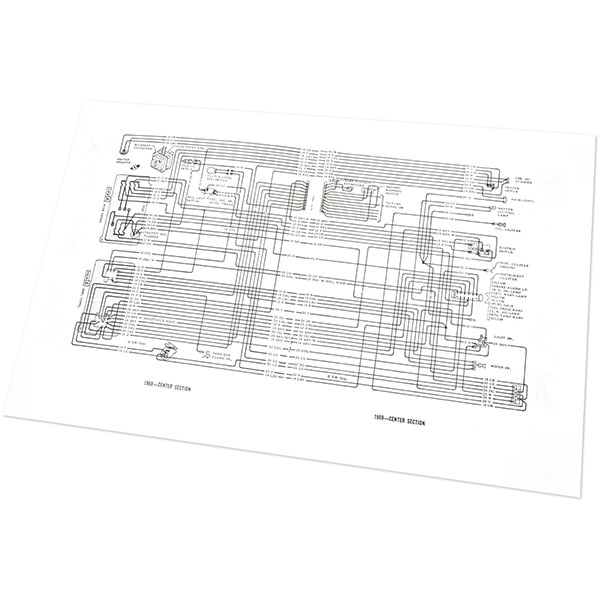 1969 Chevrolet Nova/Chevy II WIRING DIAGRAM MANUAL | MP0108