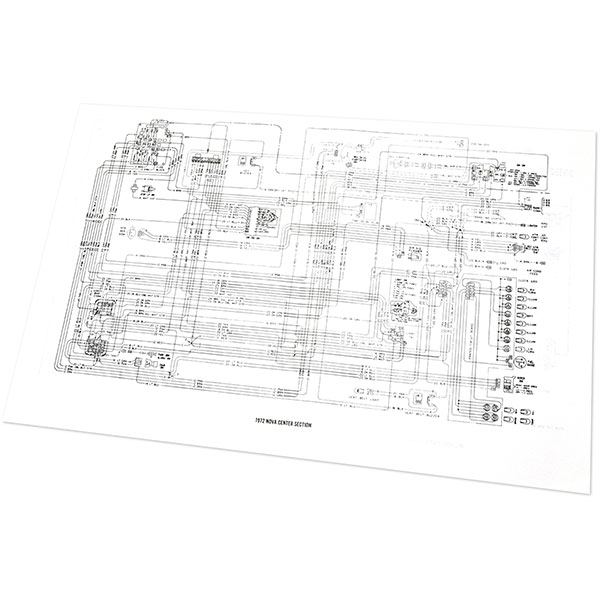 1972 Chevrolet Nova/Chevy II WIRING DIAGRAM MANUAL | MP0172