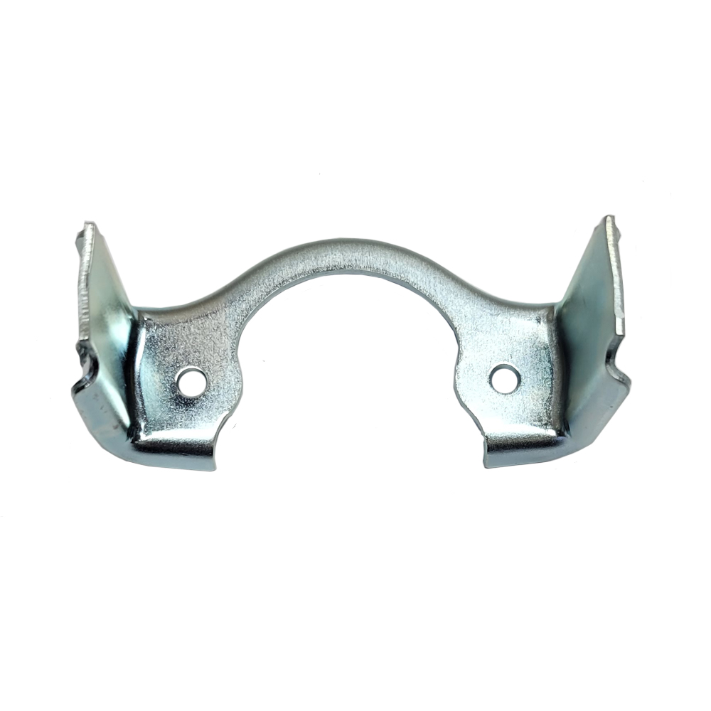 1966 Pontiac GTO/LeMans/Tempest BACKUP LAMP HOUSING BRACKET (NEW BRACKET THAT MOUNTS ON THE BACK SIDE OF THE BUMPER TO HOLD THE BACKUP HOUSING IN PLACE - SILVER CADMIUM PLATED) | XL12844G