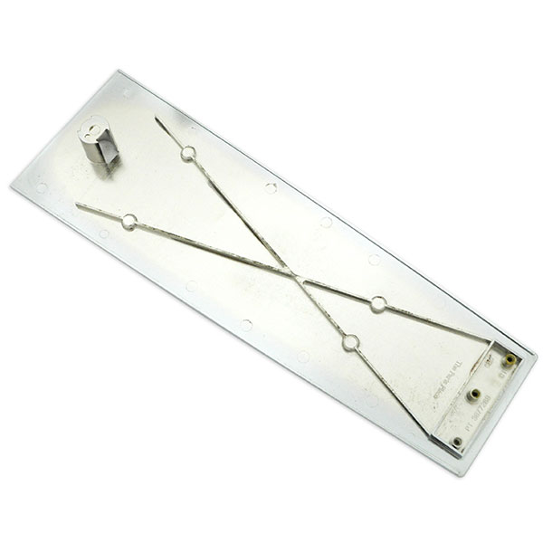 1967 Chevrolet Impala/Caprice/Bel Air NEW DIECAST CHROME CONSOLE DOOR (GM # 3877288 - OEM SHOW QUALITY - MUST ORDER BRUSHED INSERT SEPARATELY) | CP12865P