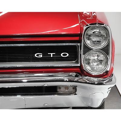 1965 Pontiac GTO/LeMans/Tempest HEADLAMP BEZEL; DIECAST CHROME; PAIR | GH12879G