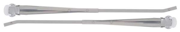 1967 Chevrolet Camaro WIPER ARM SET; POLISHED STAINLESS STEEL; 14