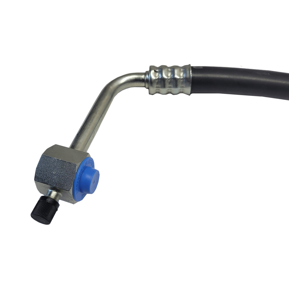 1968 Buick Skylark/GS/Regal/GN COMPRESSOR TO CONDENSER HOSE - THIS IS THE RUBBER WITH ALUMINUM TUBES AND FITTING. GOES FROM THE BACK OF THE COMPRESSOR TO CONDENSER. | AC15412S