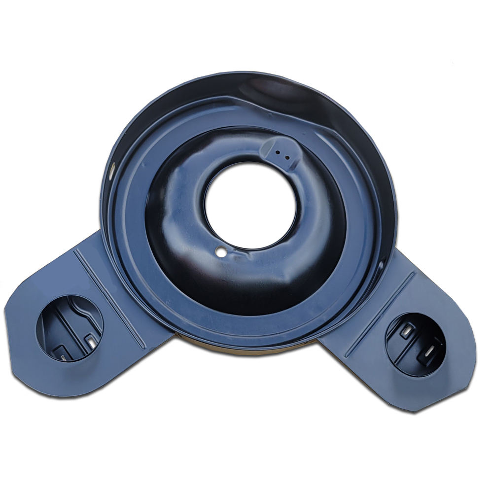 1974 Pontiac Firebird/TransAm LOWER CARB AIR CLEANER RAM AIR PAN WITH BLACK LID. (71-72 GTO/70-76 FORMULA FIREBIRD) WITHOUT HEAT DIAPHRAMS | CW1778Z