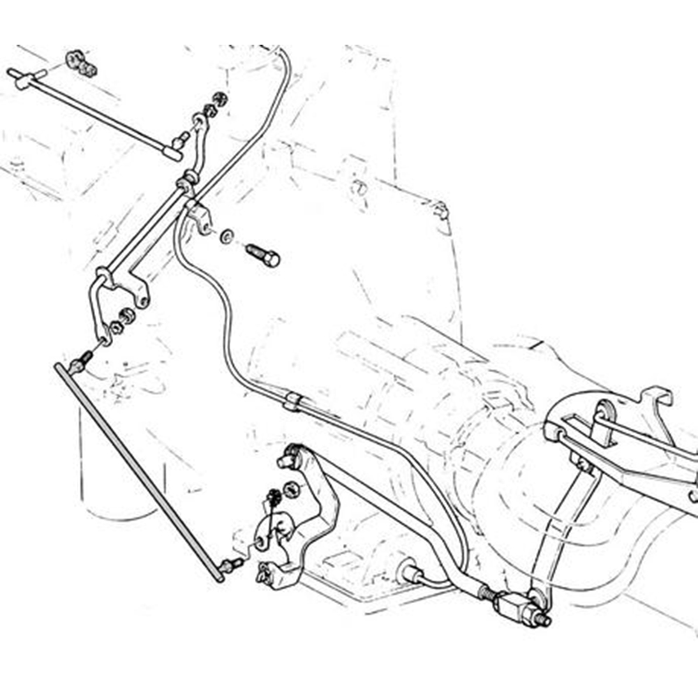 1967 Chevrolet Camaro LOWER TRANSMISSION POWERGLIDE KICKDOWN ROD | AT1034C
