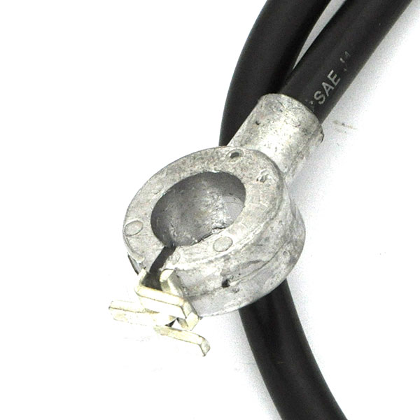 1970 Pontiac GTO/LeMans/Tempest S BATTERY CABLE, NEGATIVE 6 CYL. V8, EXCEPT RAM AIR (SPRING RING CABLE) | 14605