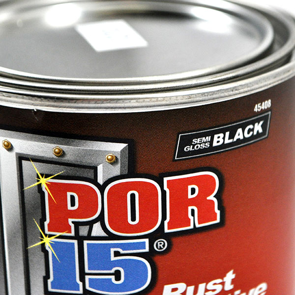 1972 Ford Mustang POR 15 RUST PREVENTATIVE PAINT - BLACK SEMI-GLOSS - PINT | PT2001Z
