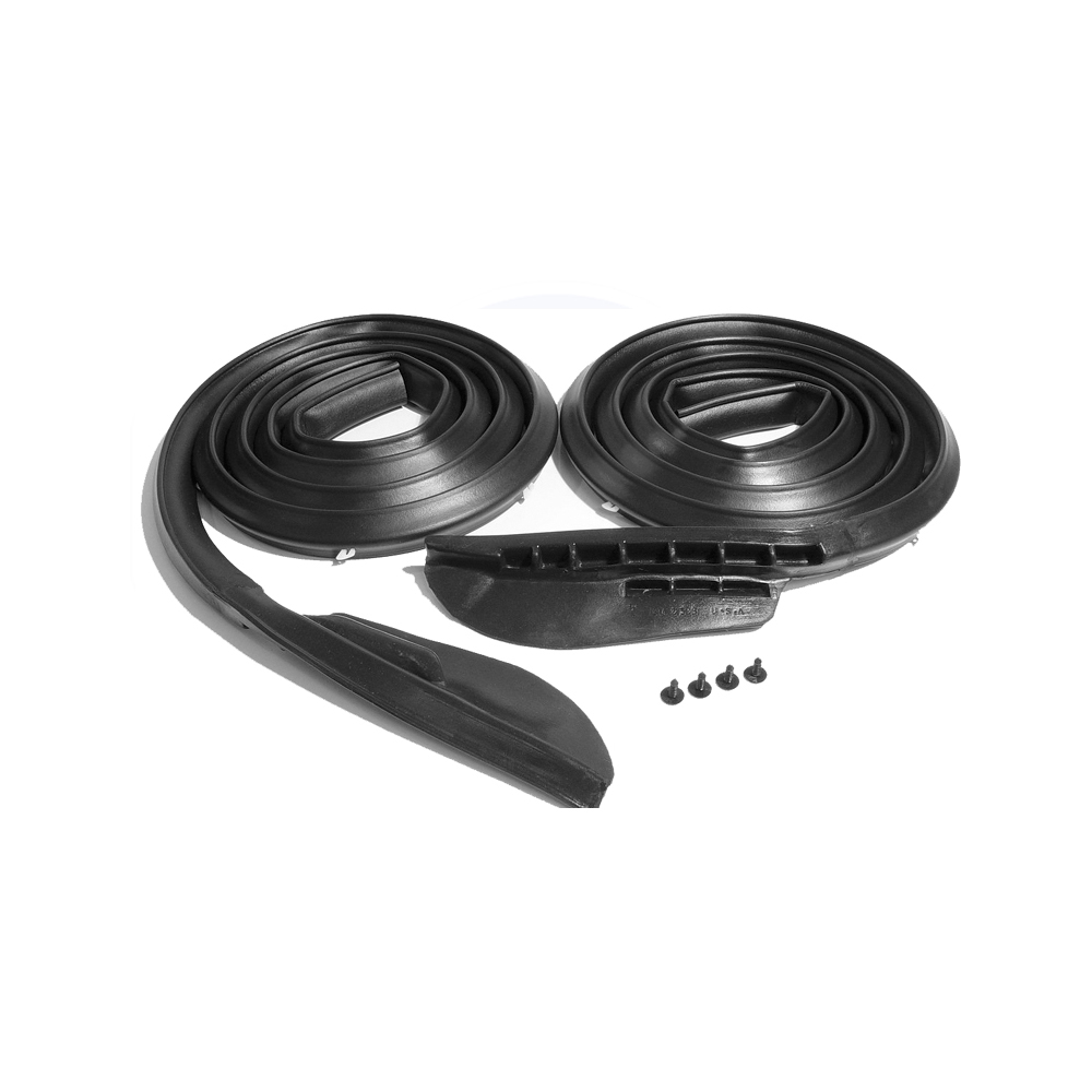 1966 Mopar Dodge/Chrysler/Plymouth DOOR MOLDED WEATHERSTRIP PAIR (B BODY) | WS52942J