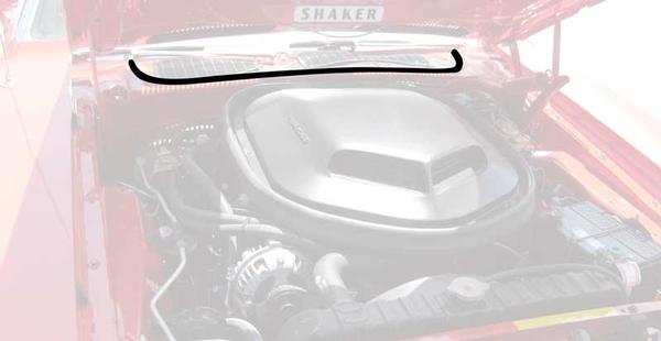 1974 Mopar Dodge/Chrysler/Plymouth HOOD TO COWL SEAL W/ 11 CLIPS INCLUDED (DODGE/PLYMOUTH E-BODY) | WS52951J