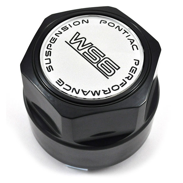 1992 Pontiac Firebird/TransAm WS6 BLACK CENTER CAP WITH SILVER EMBLEM # 616 SET OF 4 | WT80818F