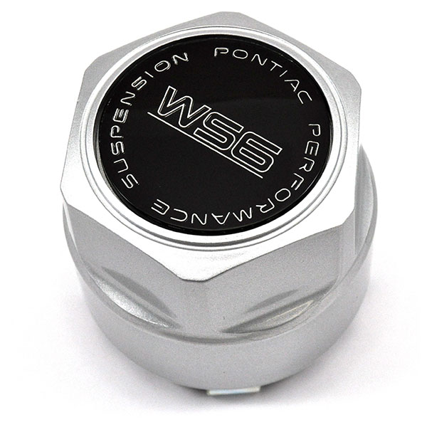 1991 Pontiac Firebird/TransAm WS6 SILVER CENTER CAP WITH BLACK EMBLEM # 612 SET OF 4 | WT80823F