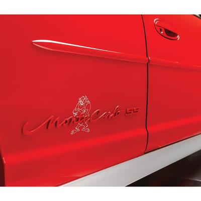2002 Chevrolet Monte Carlo QUARTER PANEL EMBLEM; MONTE CARLO SCRIPT; RED; GM 10304354; EACH | 10304354