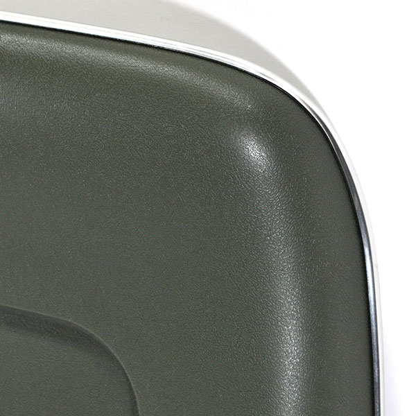 1971 Chevrolet Nova/Chevy II PLASTIC BUCKET SEAT BACKS WITH CENTER BUTTON RELEASE HOLE - INJECTION MOLDED WITH MOLDED CHROME (DARK GREEN) - PR | IN5454Z