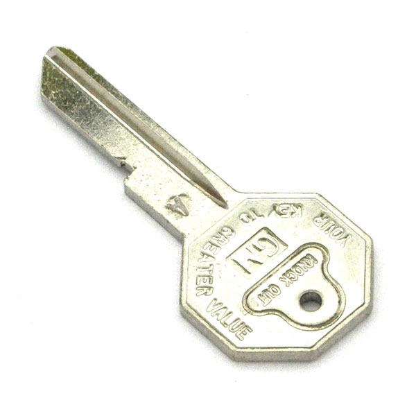 1967 Chevrolet El Camino EARLY STYLE OCTAGON HEAD KEY BLANK CODE A (1000) - EA | KL1000Z