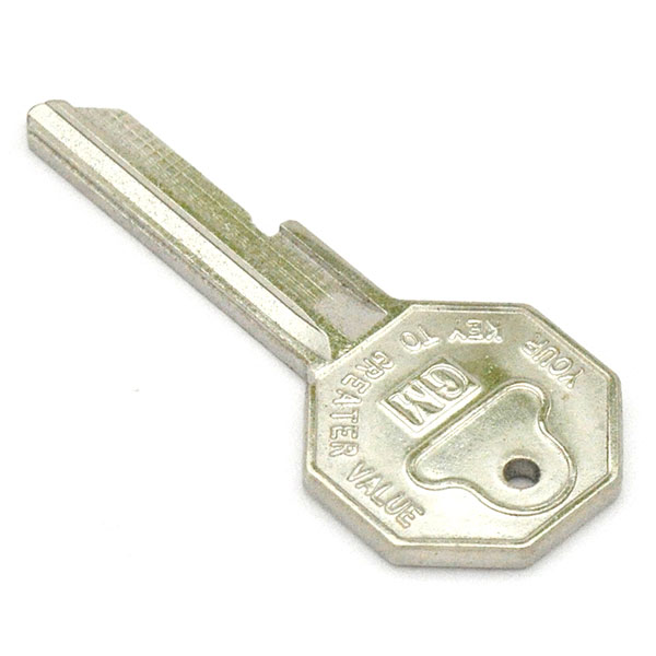 1968 Chevrolet El Camino EARLY STYLE OCTAGON HEAD KEY BLANK CODE C (1015) - EA | KL1015Z