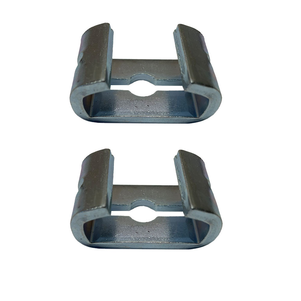 1969 Chevrolet Chevelle/Malibu OEM CENTER TO REAR SILVER BRAKE CONNECTOR - SET OF 2 (3002) | BR1468Z