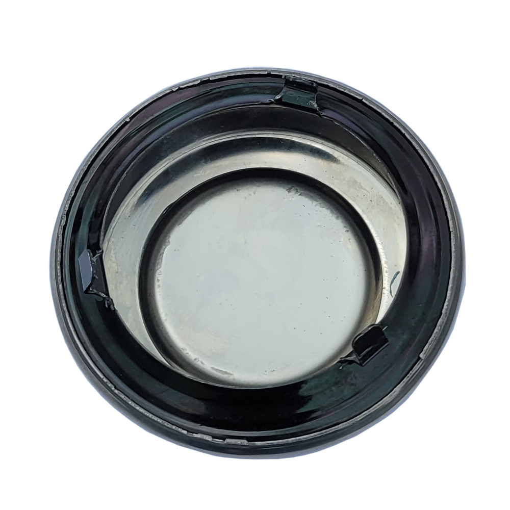 1972 Chevrolet El Camino SS WHEEL CAP (BLUE WITH BOWTIE) - EA FOR THE 5 SPOKE MAGNESIUM WHEEL WITH SNAP ON STYLE CAP. THIS CAP FEATURES A BLUE INSERT WITH SILVER RAISED BOWTIE JUST LIKE ORIGINAL - EA | WT8513Z