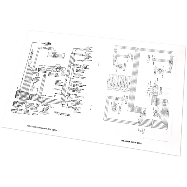 1966 Chevrolet Impala/Caprice/Bel Air CHEVROLET WIRING DIAGRAM MANUAL