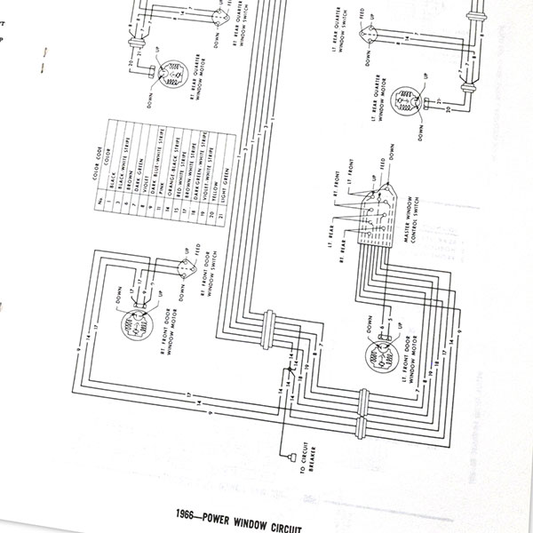 1966 Chevrolet Impala/Caprice/Bel Air CHEVROLET WIRING DIAGRAM MANUAL | MP0264