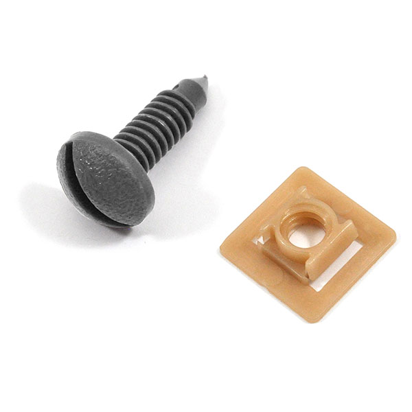 1986 Pontiac Firebird/TransAm REAR HATCH INTERIOR TRIM SCREW AND NUT SET (GRAY) - 12 PCS | TR3146F