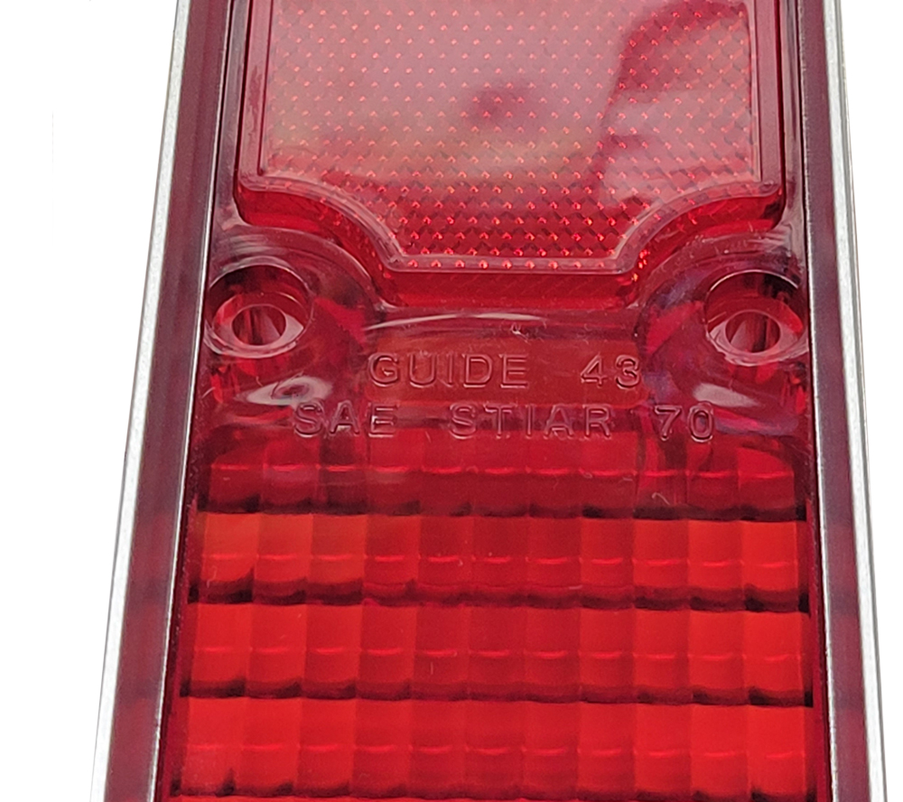 1970 Buick Skylark/GS/Regal/GN TAIL LIGHT LENS - SET OF 2 | XL1234S