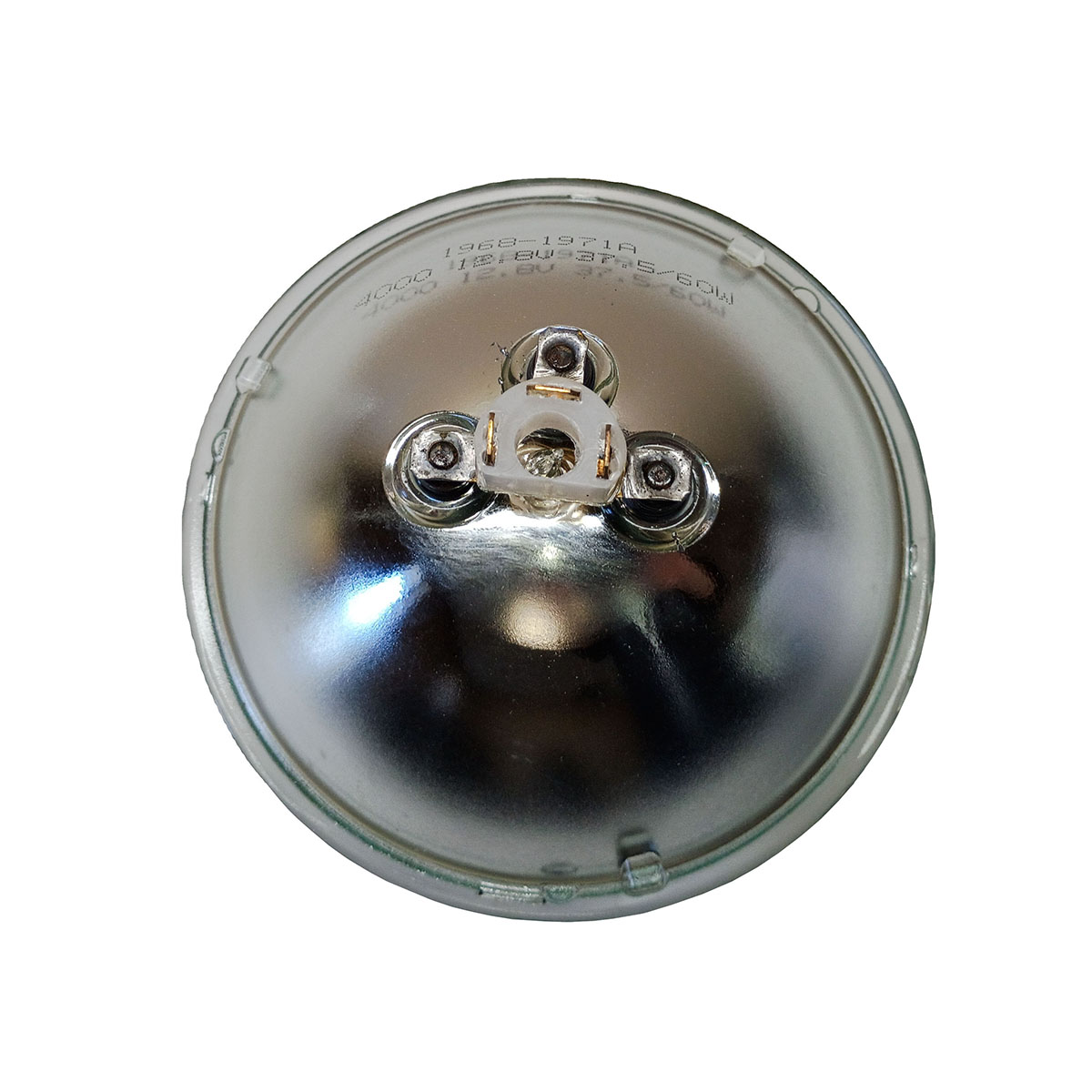 1971 Chevrolet Corvette T-3 HEADLAMP SET OF 4 WITH CORRECT VERTICAL LINES IN T3 TRIANGLE (FOR 4 BULB SYSTEM) SALE!!! | GH7217Z