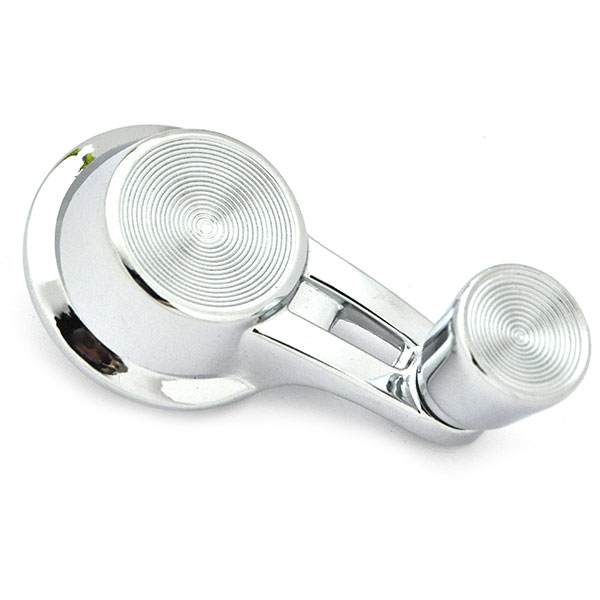1963 Chevrolet Corvette VENT WINDOW HANDLE DOUBLE ARM (CHROME KNOB) - EA | IN3263Z