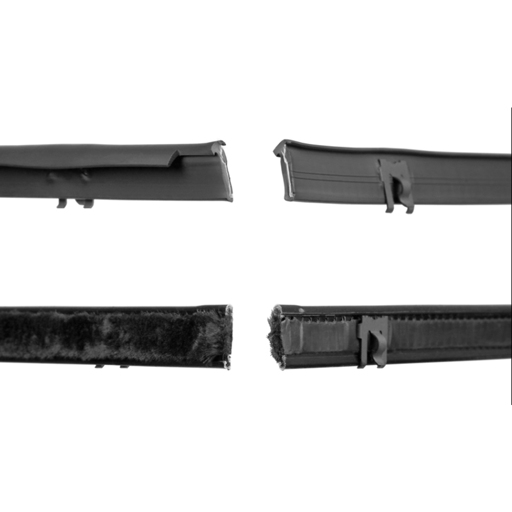 1972 GM Truck INNER & OUTER BELTLINE SWEEP SEAL KIT FOR DRIVER & PASSENGER SIDES - 4 PCS (111067A) | WS1312K