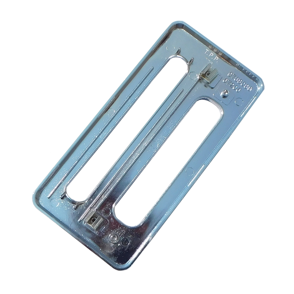 1967 Pontiac GTO/LeMans/Tempest AUTOMATIC SHIFTER TOP PLATE - CHROME FINISH DIECAST - (DOES NOT INCLUDE WOODGRAIN) â€“ EA (GM # 9788088) | CP2112G