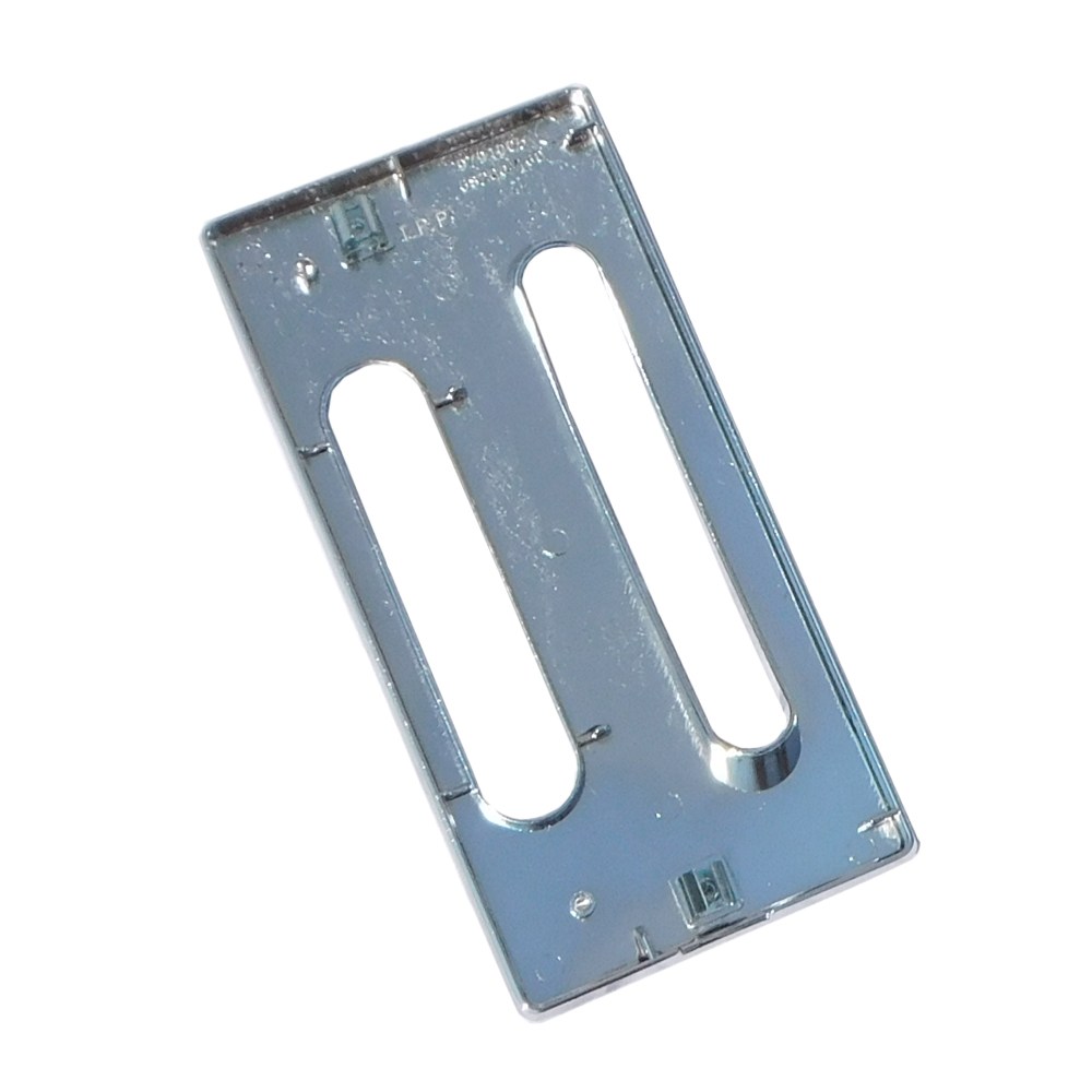 1970 Pontiac GTO/LeMans/Tempest 2 SPEED AUTOMATIC SHIFTER TOP PLATE - CHROME FINISH DIECAST - (DOES NOT INCLUDE WOODGRAIN) - EA (GM # 9791005) | CP2113G