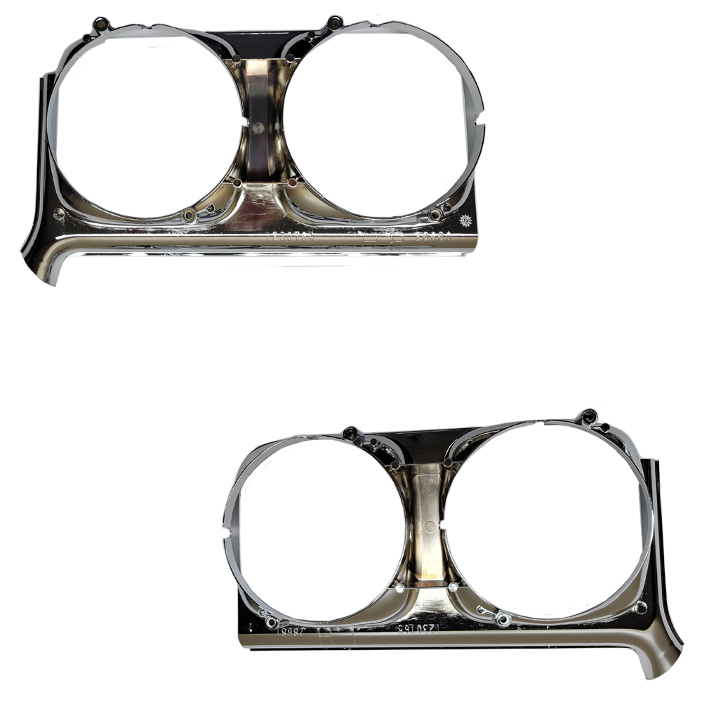 1970 Buick Skylark/GS/Regal/GN HEADLAMP BEZELS, LH AND RH; PAIR | GH1100S