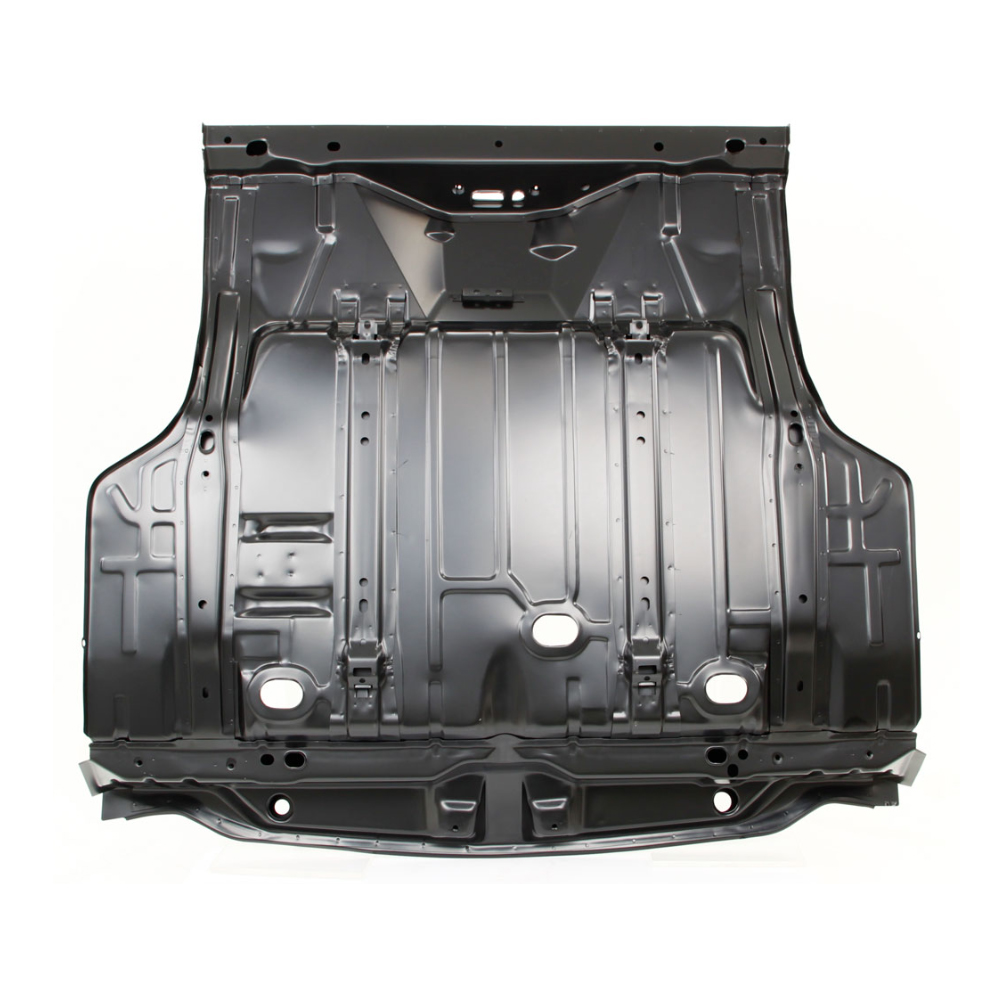 1971 Chevrolet Monte Carlo FULL ONE PIECE TRUNK FLOOR PAN (INCLUDES GAS TANK BRACES, BODY BRACES AND BRACKETS ALREADY WELDED IN - GOES FROM THE BACK OF THE REAR SEAT TO REAR BODY PANEL) | BP5194A