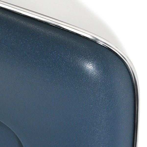 1968 Chevrolet Chevelle/Malibu PLASTIC BUCKET SEAT BACKS - INJECTION MOLDED WITH MOLDED CHROME (FITS 68 ALL & 69-72 RECLINING SEATS ONLY) MEDIUM BLUE - PR | IN4390Z