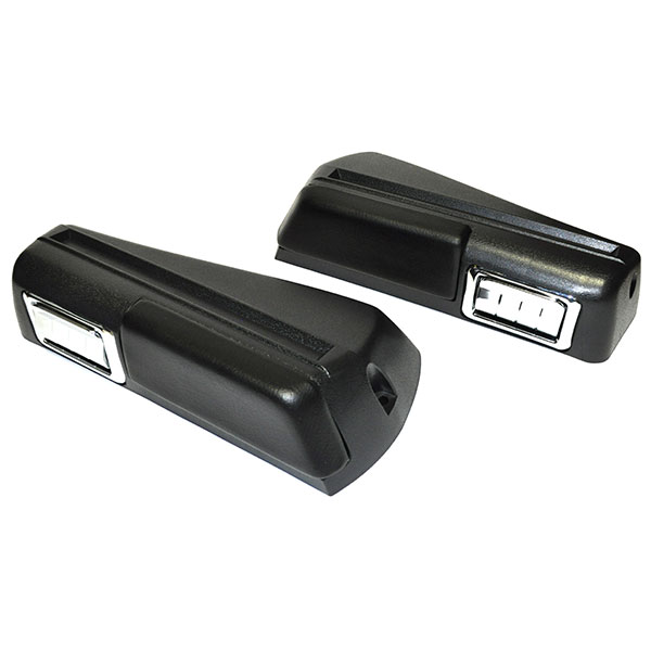 1968 Pontiac GTO/LeMans/Tempest REAR ARM REST KIT (INCLUDES BASES & PADS WITHOUT CHROME TRIM - PR) | IN3147A